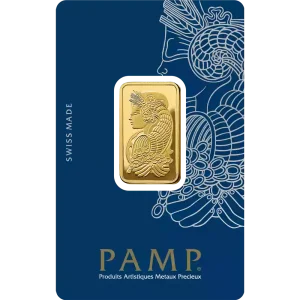 شمش طلا ۵ گرمی پامپ سوییس – PAMP Suisse عیار 999.9