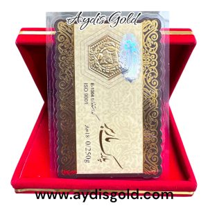 سکه پارسیان 250 سوت پلاک ماربر (0.250 گرم طلای ۱۸ عیار)