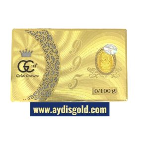 شمش طلا(100سوت- 0.100گرم طلای24عیار) مدل ونوس گلد کرون